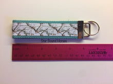 Load image into Gallery viewer, Key Fob - White Camo on Teal

