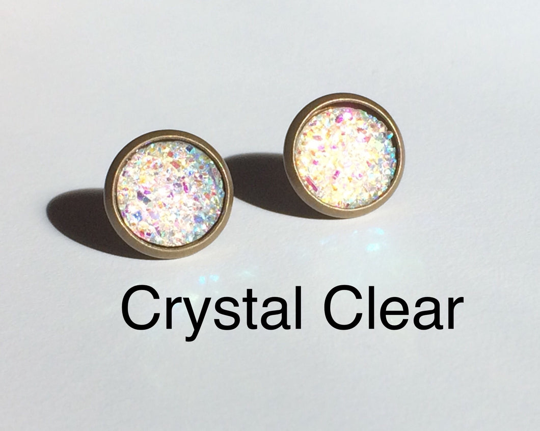 Earrings - Bling Crystal Clear