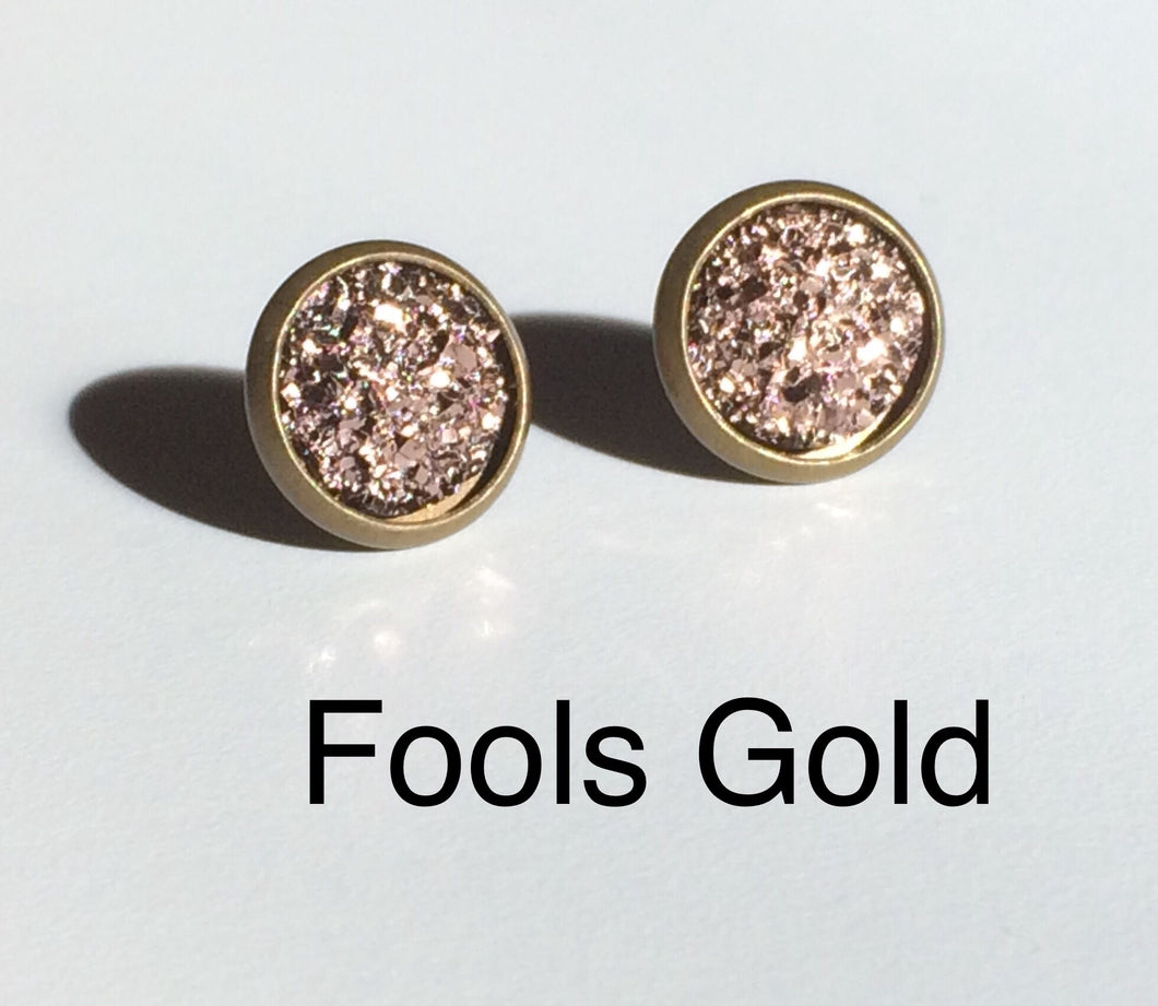 Earrings - Bling Fools Gold
